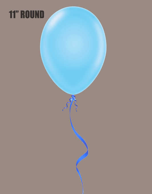 Blue Rubber Balloon