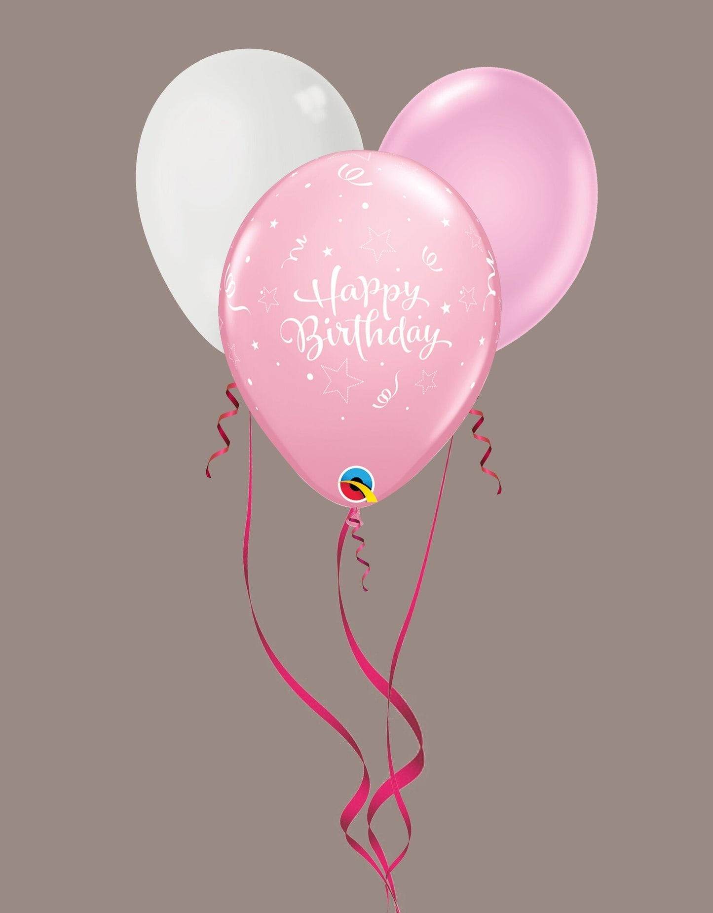 Happy Birthday (Light Pink Set) Balloons